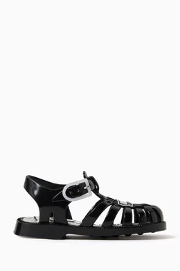 Buy KENZO KIDS Black Graphic Jelly Shoes in PVC For Boys Online Ounass Saudi