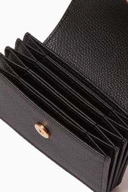 Valentino garavani vlogo soft grain leather flap wallet 2025
