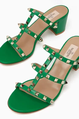 Valentino green sandals on sale