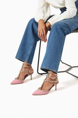 Rockstud caged pump 65mm top