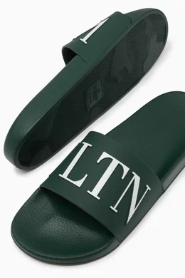 Valentino Sliders Vltn Slide Buy Valentino Garavani Green