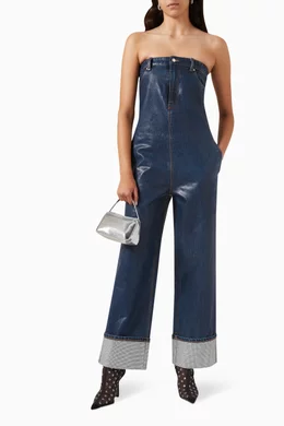 Alexander wang denim jumpsuit hot sale