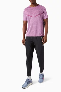 Buy Nike Running Purple Dri FIT ADV Techknit Ultra T shirt in Recycled Nylon For Men Online Ounass Saudi