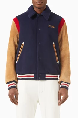 ジャケット・アウター kith Varcity wool coaches jacket Kith x Batman Joker Wool Coaches Jacket Sandrift Men's