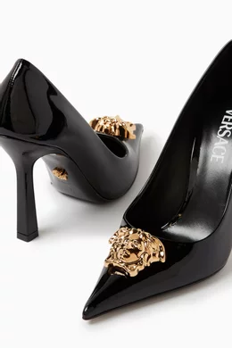 Versace medusa head heels hotsell