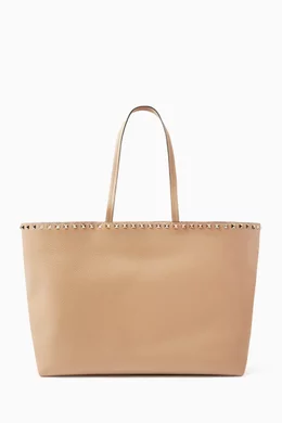 Rockstud vitello tote bag deals
