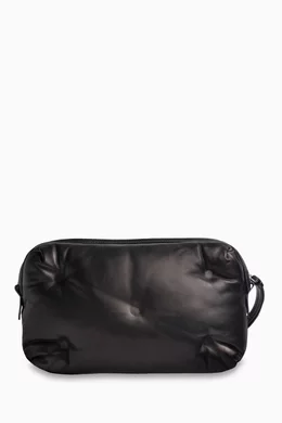 Buy Maison Margiela Black Glam Slam Camera Bag in Leather