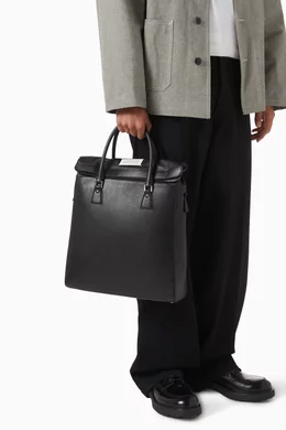 Buy Maison Margiela Black 5AC Backpack in Goat Leather For UNISEX