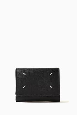 ■Maison Margiela■ ZIP COMPACT TRI FOLD MAISON MARGIELA ZIP COMPACT TRI FOLD （Black） - Osaka / Kyoto