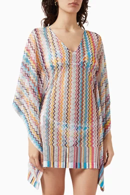 Buy Missoni Multicolour Zigzag Cover-up Beach Dress in Knit For Women  Online | Ounass Saudi