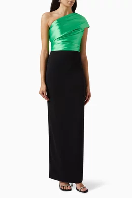 Buy Solace London Green Selia Maxi Dress For Women Online | Ounass Saudi