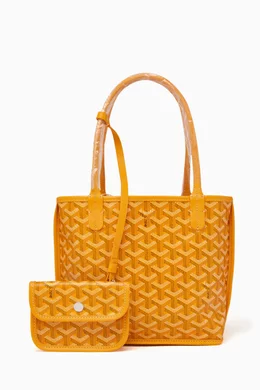 Buy Goyard Pre-Loved Yellow Unused Anjou Mini Tote Bag in