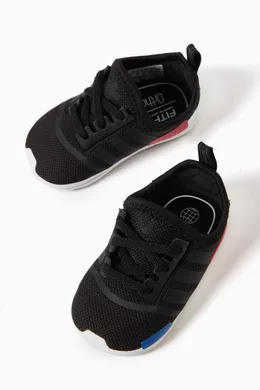 Buy adidas Black NMD Shoes in Textile Recycled Content For Baby