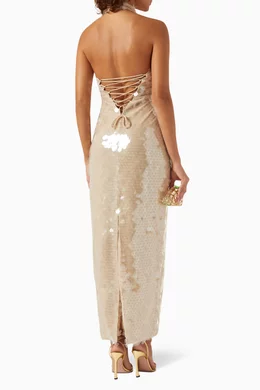 de la vali sequin dress De La Vali Paloma Dress  Taite Ro