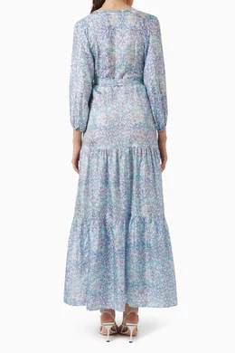 hannah artwear blue dress Rent Hannah Artwear Blue Dress UK 10