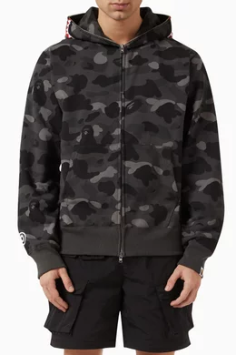 Black bape camo hoodie outlet