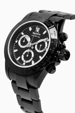 時計 A BATHING APE TYPE 10 BAPEX Black 2024 TYPE 10 BAPEX® in classic black bape bathing ape Japan