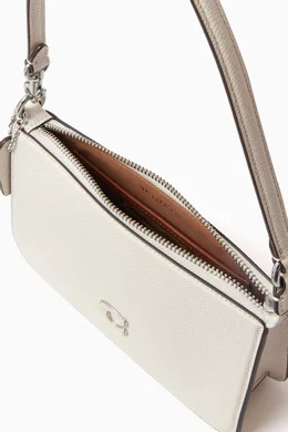 Buy Coach White Pouch Bag in Crossgrain Leather For UNISEX Online