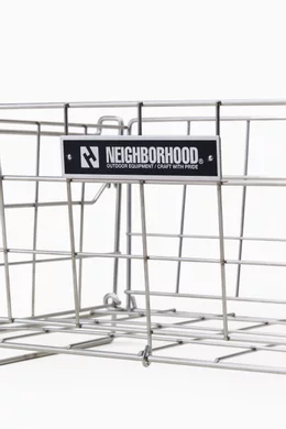 Buy Neighborhood Silver Folding Basket & Stand Set in Stainless steel For  Men Online | Ounass Saudi