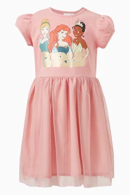 Buy Name It Pink Disney Princess Dress in Cotton-blend For Girls Online |  Ounass Saudi