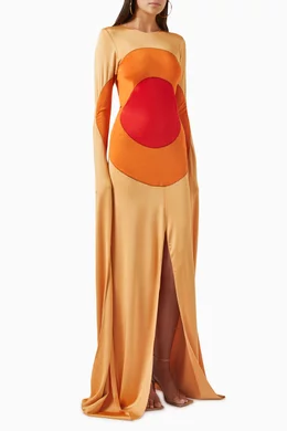 strapless open back dress DP454SL | Jasmine Sleeves