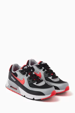 Buy Nike Multicolour Air Max 90 LTR Sneakers in Leather For Boys