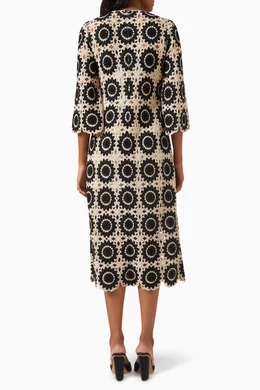 Buy Zimmermann Multicolour Ginger Midi Dress in Lace For Women Online |  Ounass Saudi