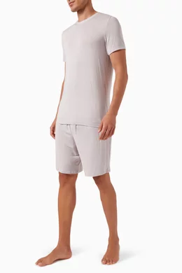 Cotton jersey sleep shorts online