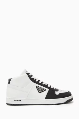 Prada white high top sneakers on sale