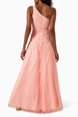 David's bridal tickled pink dress top