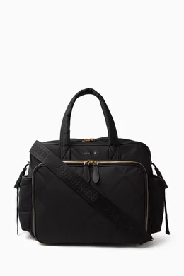 Buy Burberry Black Quilted Changing Bag in Nylon For UNISEX Online Ounass Saudi