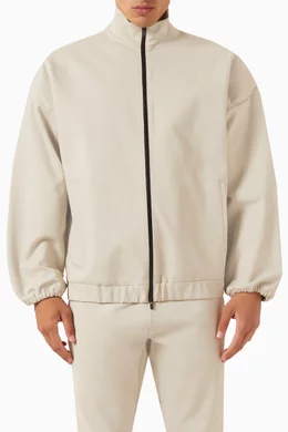 Fear of god double knit track jacket discount