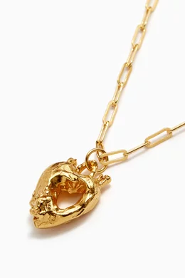 ALIGHIERI アリギエーリ　LOVERS PACT NECKLACE 美品 The Lovers' Pact Necklace | 24kt Gold-Plated Heart Pendant