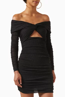 Buy Misha Black Corinne Mini Dress For Women Online | Ounass Saudi