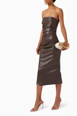 Buy Misha Brown Griffin Midi Dress For Women Online | Ounass Saudi