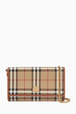 Burberry hannah wallet on chain online