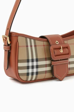 Buy Burberry Neutral Vintage Sling Bag in Check Canvas For Women Online Ounass Saudi