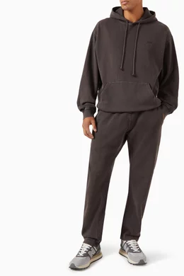 Buy Kith Grey Crystal Wash Bleecker II Sweatpants in Cotton