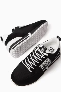 Buy Versace Jeans Couture Black New Spike Low top Sneakers For Men Online Ounass Saudi