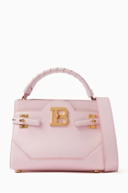 Buy Balmain Pink B Buzz 22 Top handle Bag in Leather For Women Online Ounass Saudi