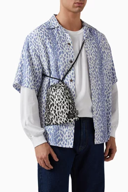 【WACKO MARIA】LEOPARD SHOULDER POUCH TYPE-1 25SS-WMA-BG10 WackoMariaLeopardShoulderPouch
