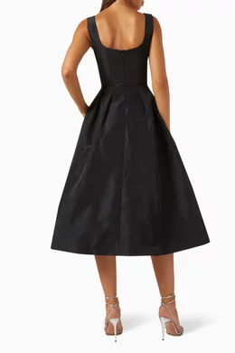 slim fit dress slacks Rent Rebecca Vallance Ella Gown (Black)