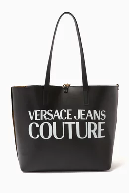Versace saffiano leather tote bag outlet