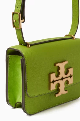 Buy Tory Burch Green Small Eleanor Convertible Shoulder Bag in