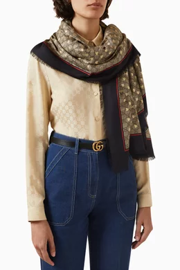 Gg bees silk scarf deals