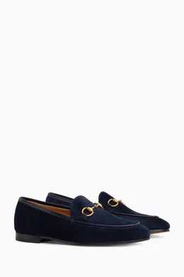 Gucci jordaan loafer blue hot sale