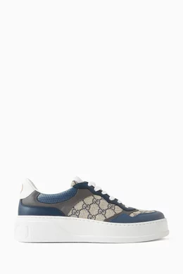 Buy Gucci Blue GG Supreme Low top Sneakers in Canvas Leather For Men Online Ounass Saudi