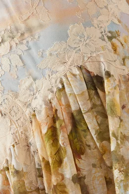 Buy Zimmermann Multicolour Luminosity Asymmetric Midi Dress in Silk Linen  Organza For Women Online | Ounass Saudi
