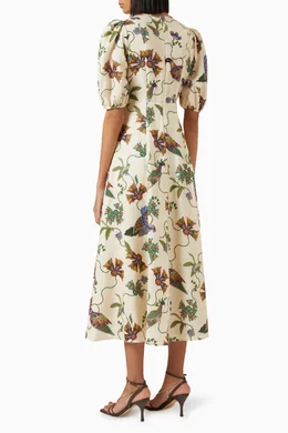 knee length dresses for ladies CASSIE TIERED MIDI DRESS main image 0
