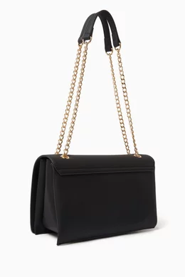 Buy Love Moschino Black Bold Love Shoulder Bag in Faux Leather For Women Online Ounass Saudi